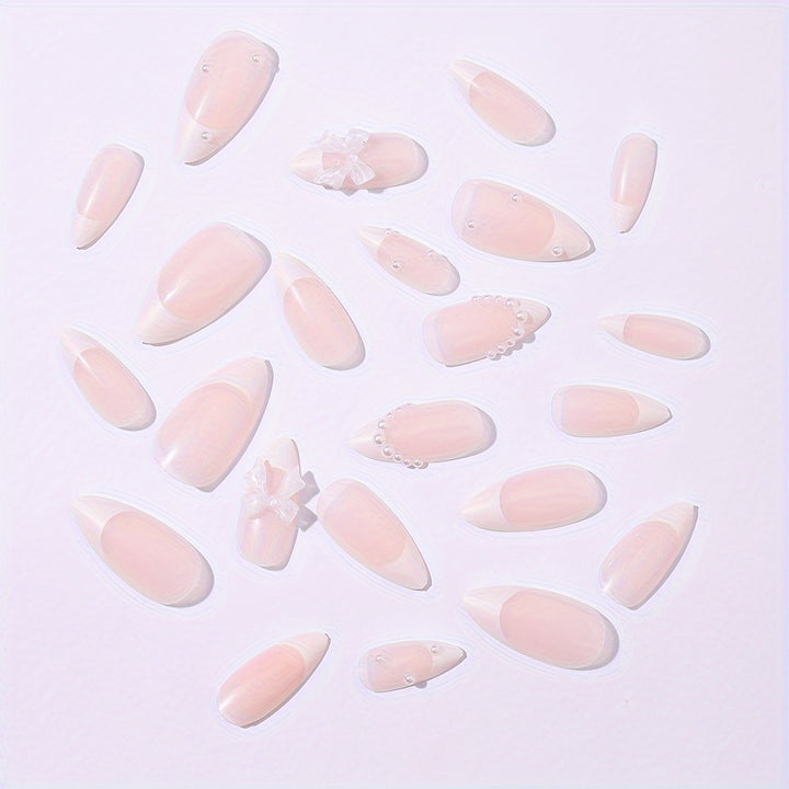 Artificial nail set with elegant decorative elements Kalsten