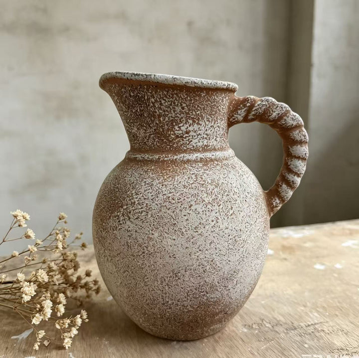 Elegant and Rustic Ceramic Carafe Kalsten