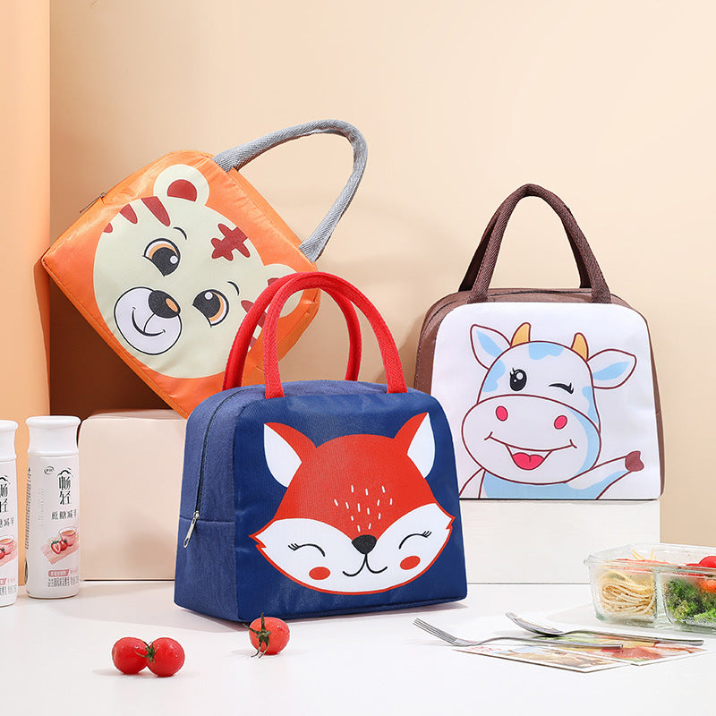 Fun Fox-Themed Insulated Lunch Bag Kalsten