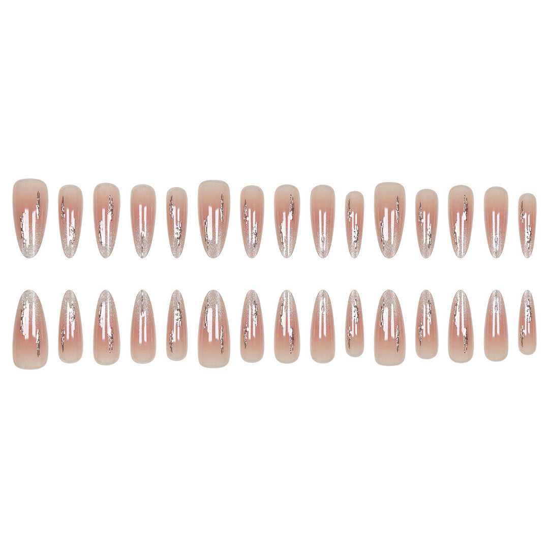 Elegant Stiletto Press-On Nails with Glitter Accents Kalsten 1789085706