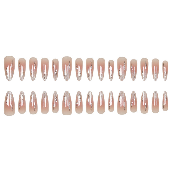 Elegant Stiletto Press-On Nails with Glitter Accents Kalsten 1789085706