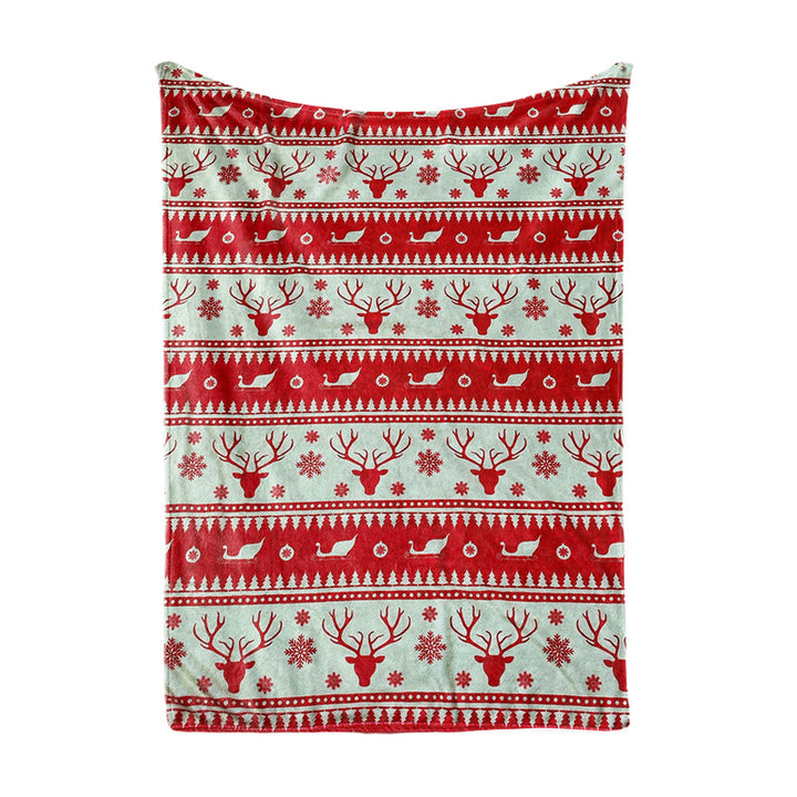 Women's Christmas blanket with festive tree and gift design Kalsten