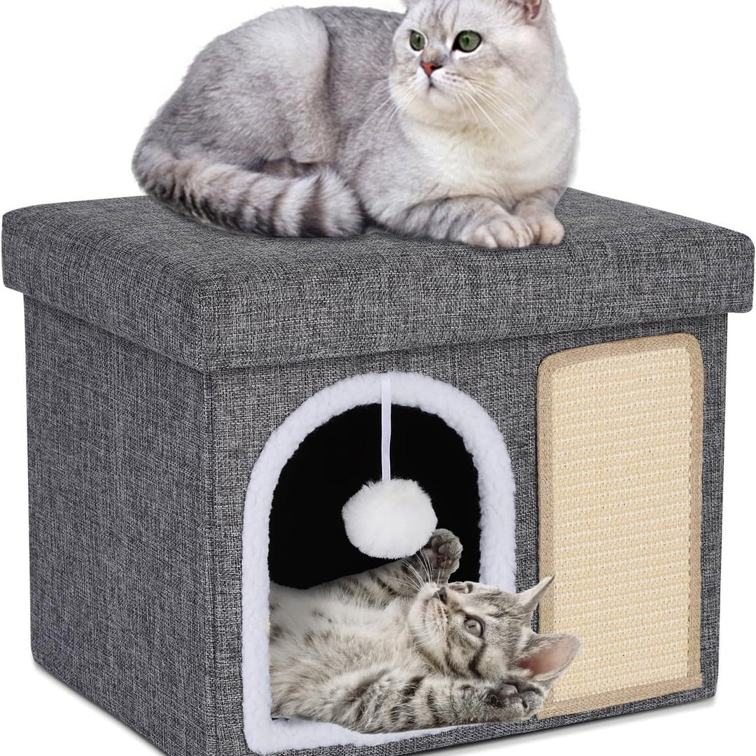 Multi-Functional Cat Hideaway and Play Zone Kalsten