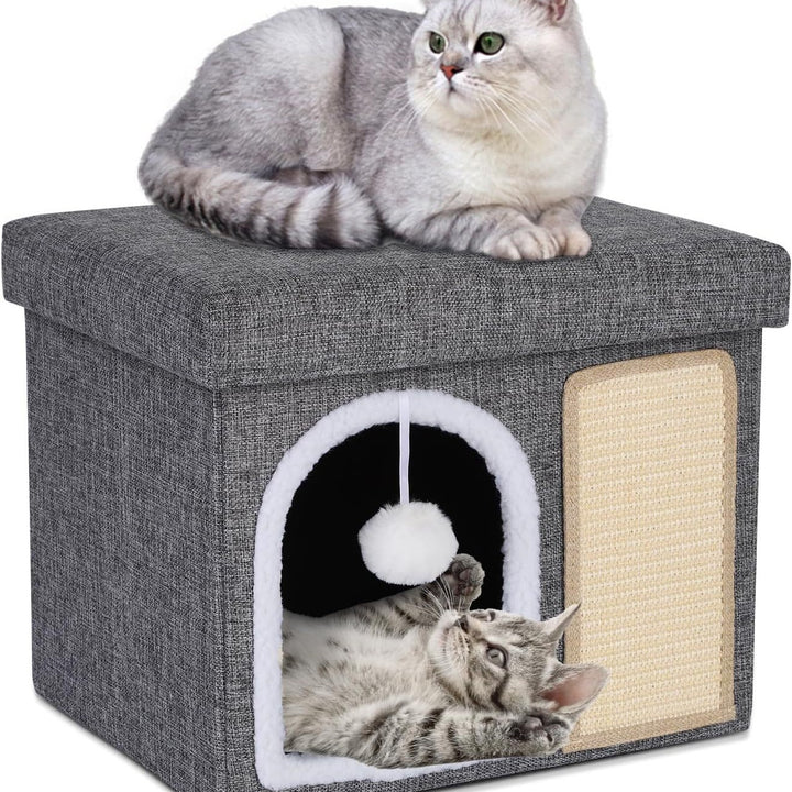 Multi-Functional Cat Hideaway and Play Zone Kalsten
