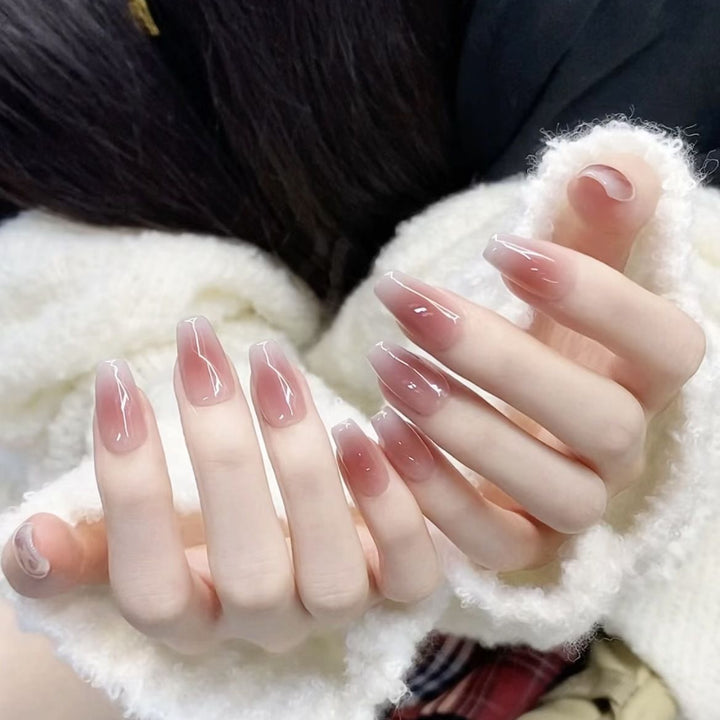 Elegant Long Press-On Nail Set