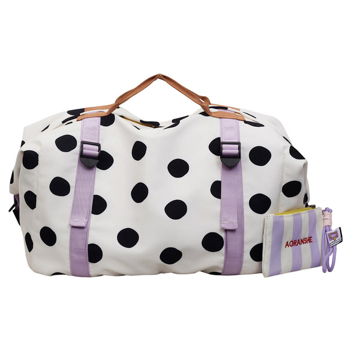 Polka Dot Travel Weekender Bag
