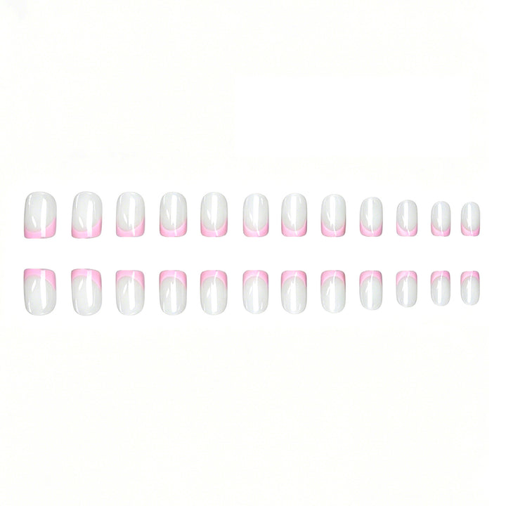 Elegant Ombre French Tip Nail Set Kalsten