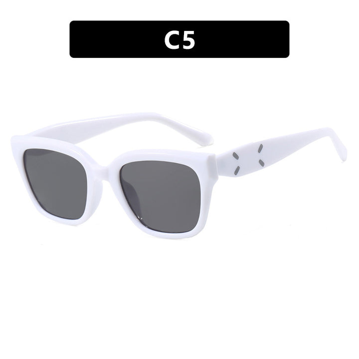 Women's fashionable square sunglasses with UV protection and elegant plastic frame Kalsten