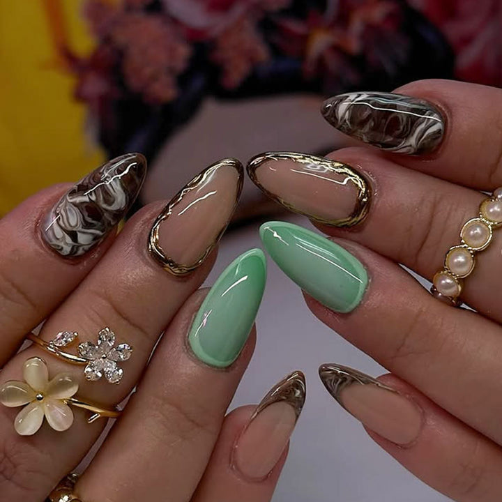 Artistic Long-Stiletto Nail Enhancements