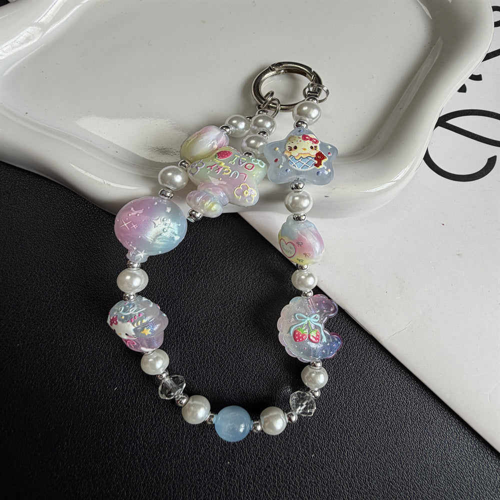 Cute Beaded Charm Keychain Kalsten