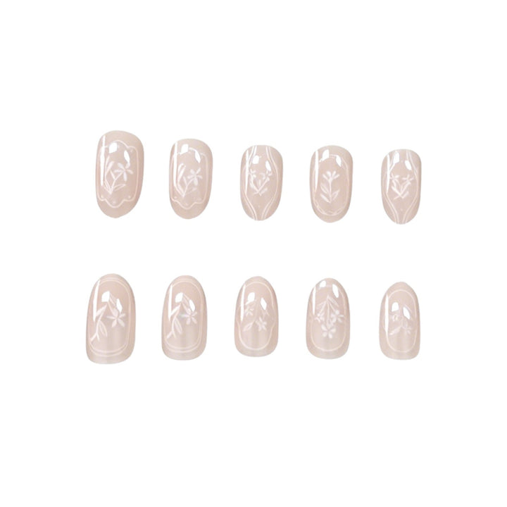 Intricate Floral Nail Art Kalsten