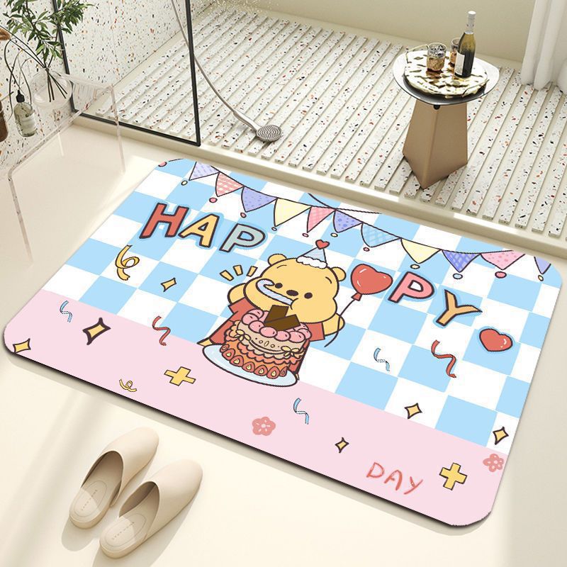 Playful Cartoon-Themed Doormat Kalsten