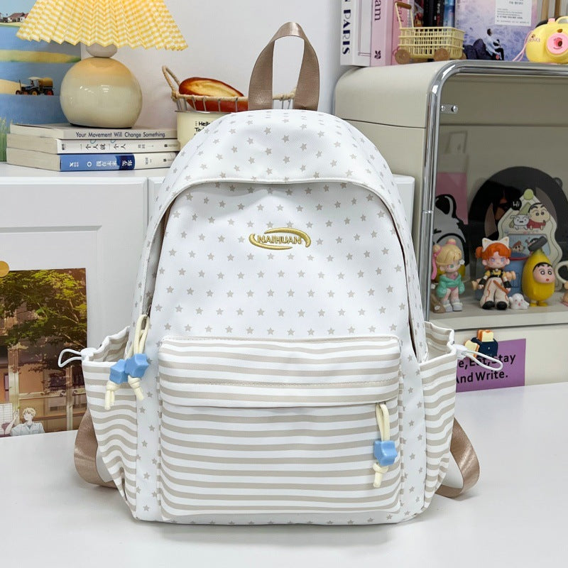 Stylish Star-Patterned Casual Backpack Kalsten