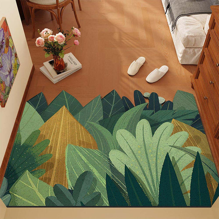 Floral Pattern Area Rug
