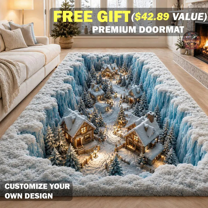 Winter Wonderland Themed Area Rug