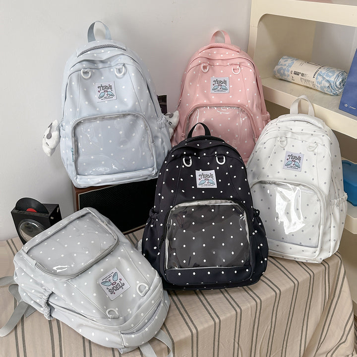 Cute Polka Dot Backpack Kalsten 1791205345