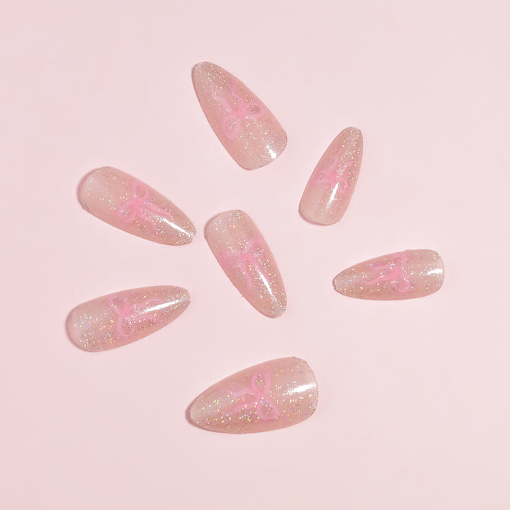 DIY Gradient Glitter Press-On Nails Kalsten