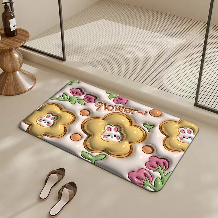 Cute Cartoon-Themed Area Mat
