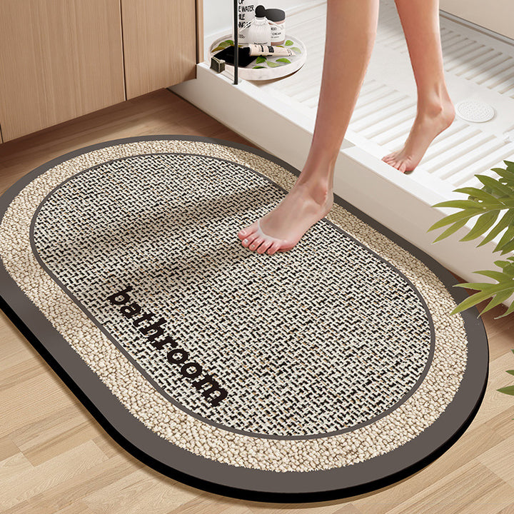 Soft Textured Bathroom Rug Kalsten