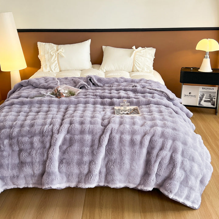 Ultra-Soft Textured Fleece Blanket Kalsten