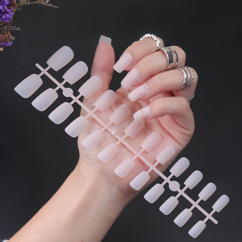 Matte Finish Long Stiletto Press-On Nails Kalsten