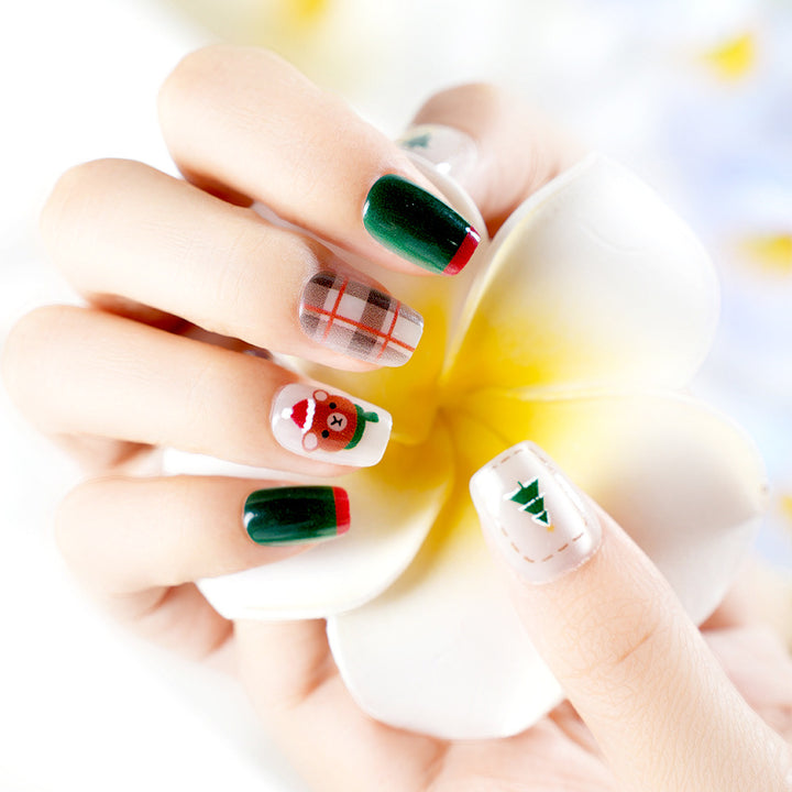 Festive Themed Press-On Nail Set Kalsten