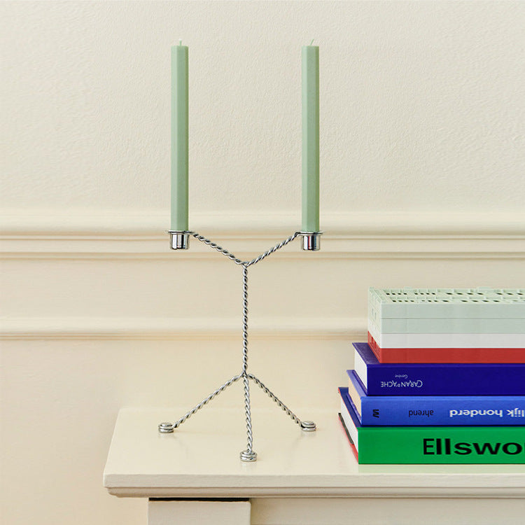 Artistic Wire Candle Holder