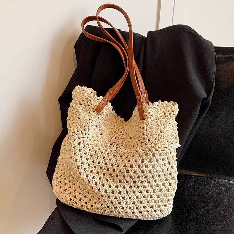Hand-knotted macramé tote bag Kalsten