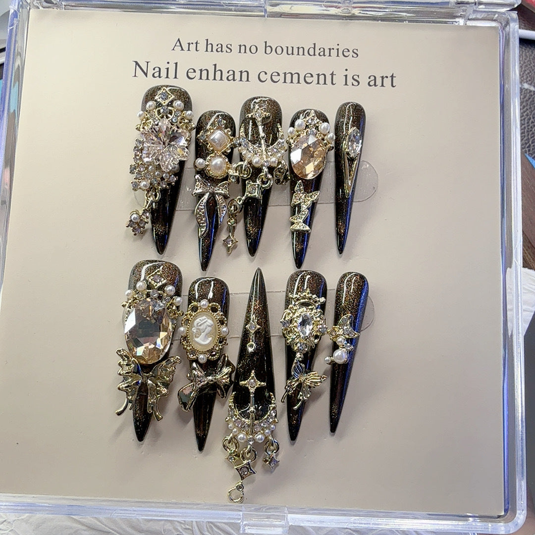 Decorative Articulated Press-On Nail Set