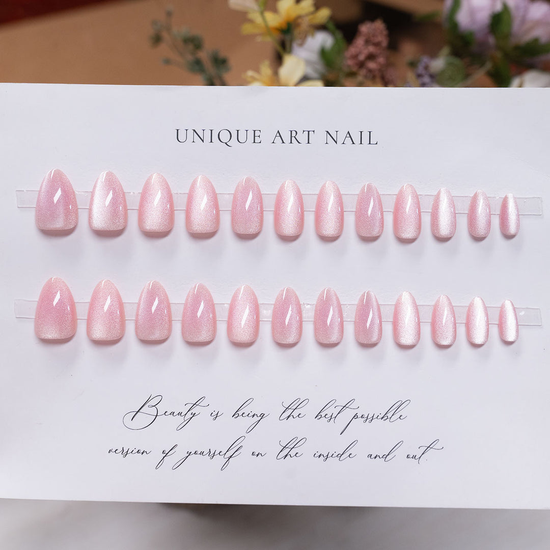 Glittery Press-On Nail Set