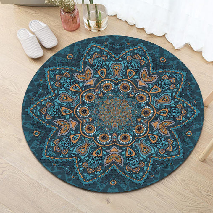 Mandala-Inspired Decorative Area Rug Kalsten