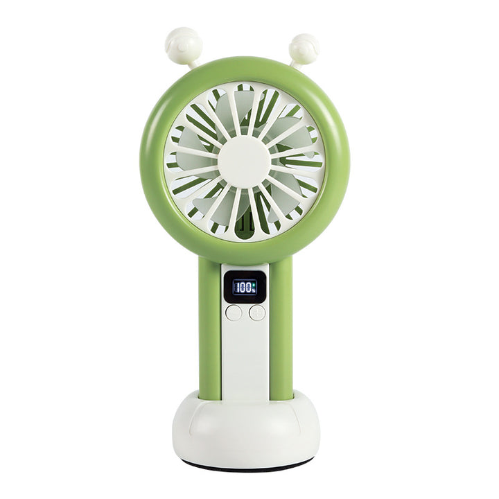 Women's Portable Handheld Fan with Multiple Speed Modes and Digital Display Kalsten