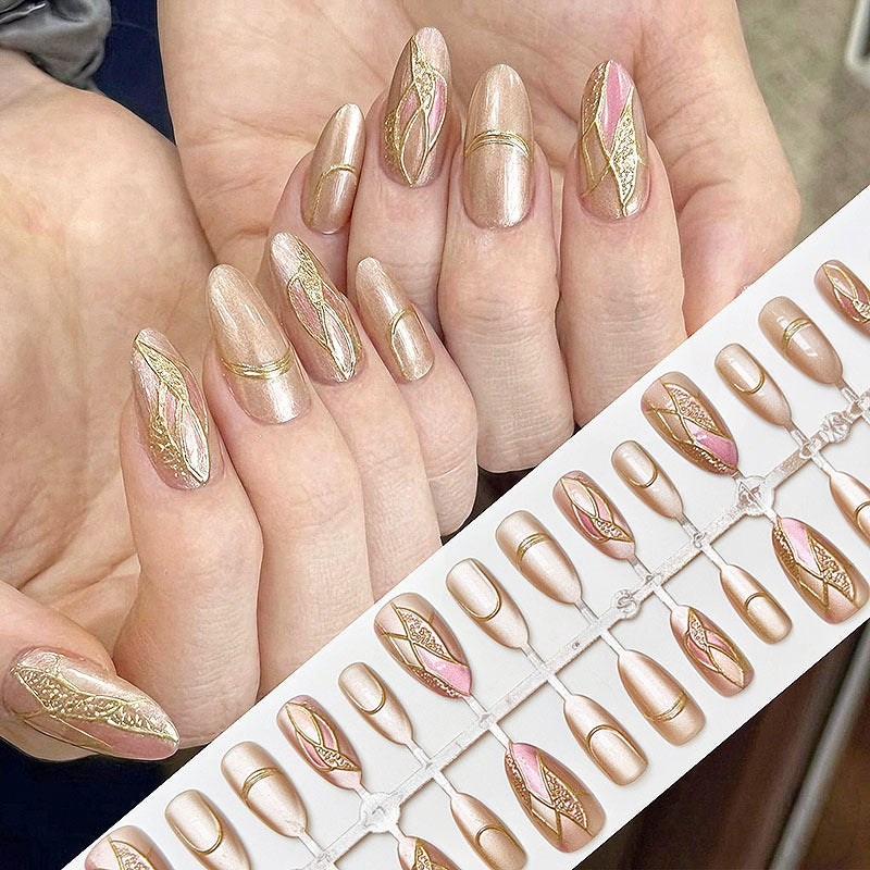 Artistic Glamour Press-On Nail Set