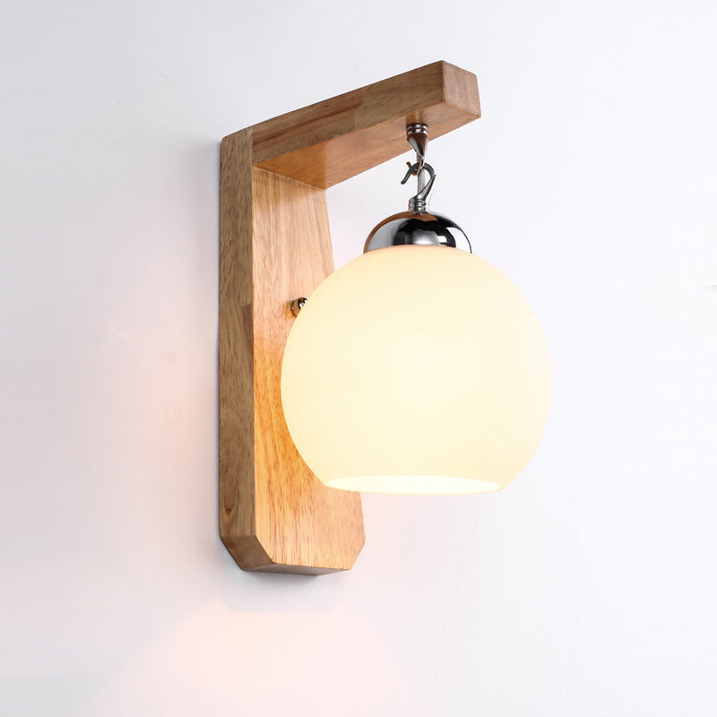 Minimalist Hanging Globe Wall Light