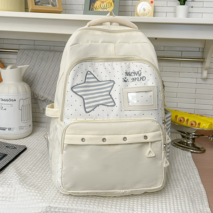Fun-Themed Star Print Backpack Kalsten