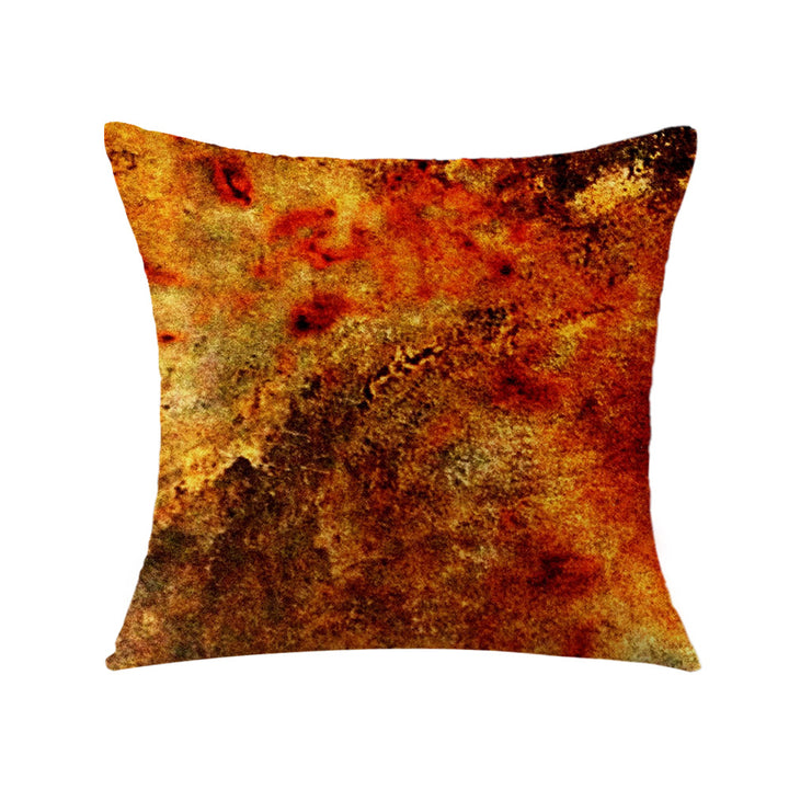 Women's cushion cover with textured fabric and warm earth tones Kalsten