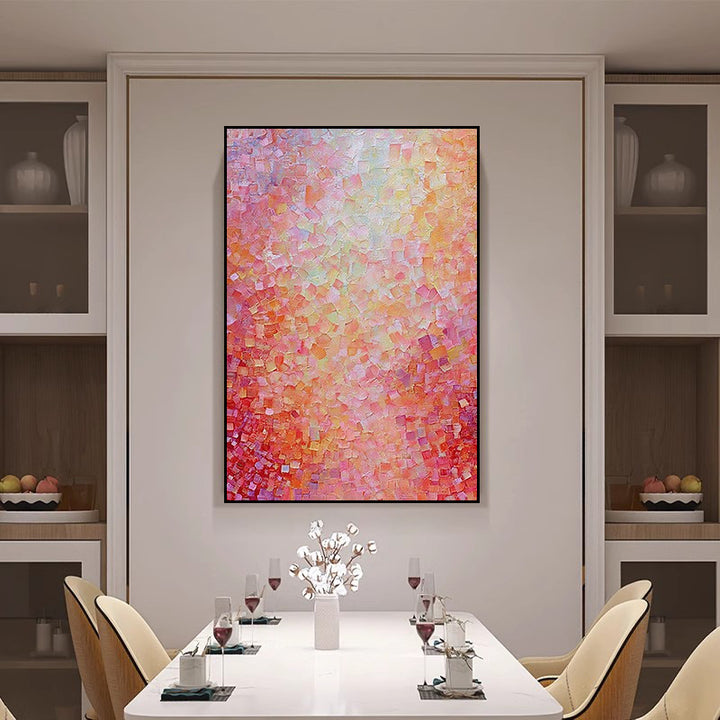 Decorative Abstract Mosaic Canvas Art