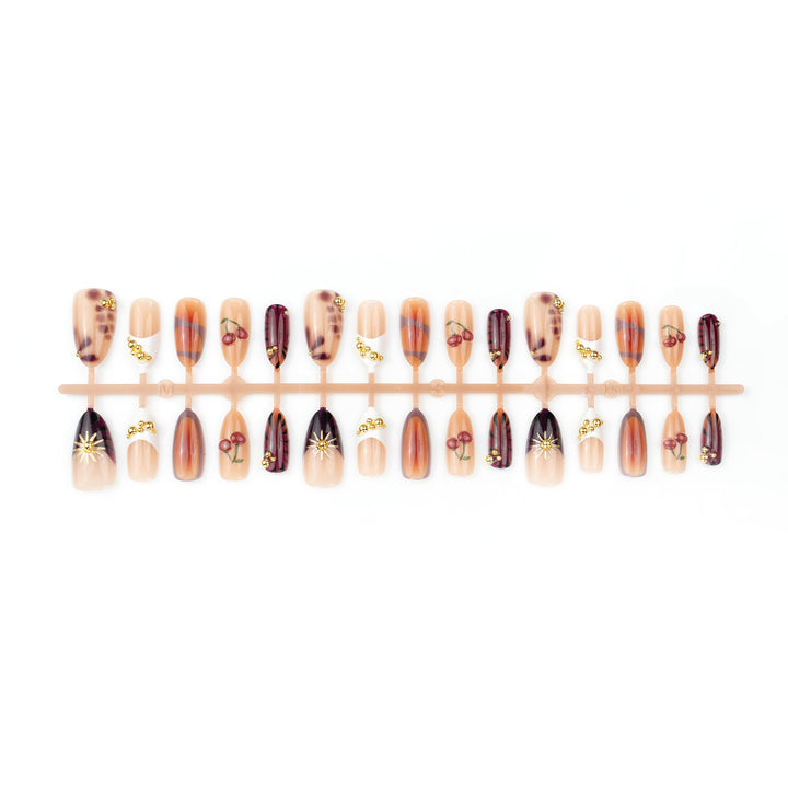 Decorative Resin Press-On Nail Art Set Kalsten