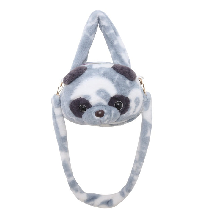 Playful Plush Animal-Themed Handbag