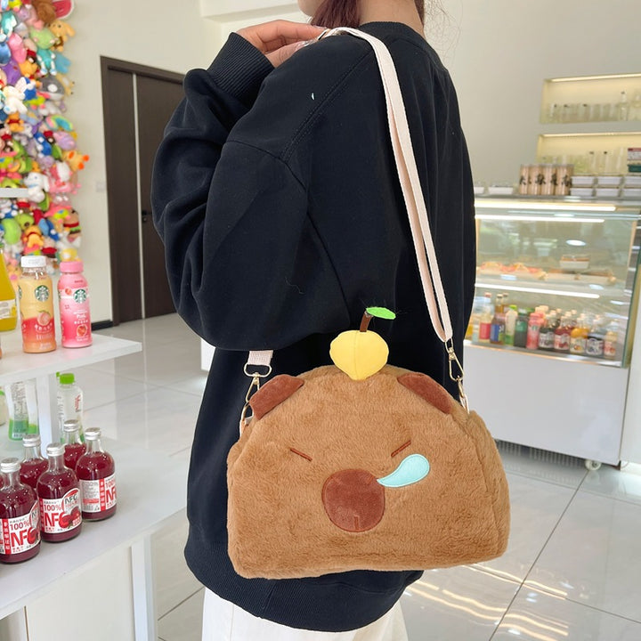 Plush Crossbody Bag In Cute Animal Design Kalsten