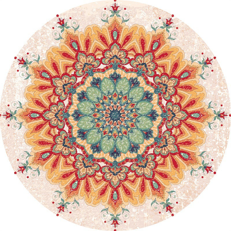 Mandala-Inspired Decorative Area Rug Kalsten