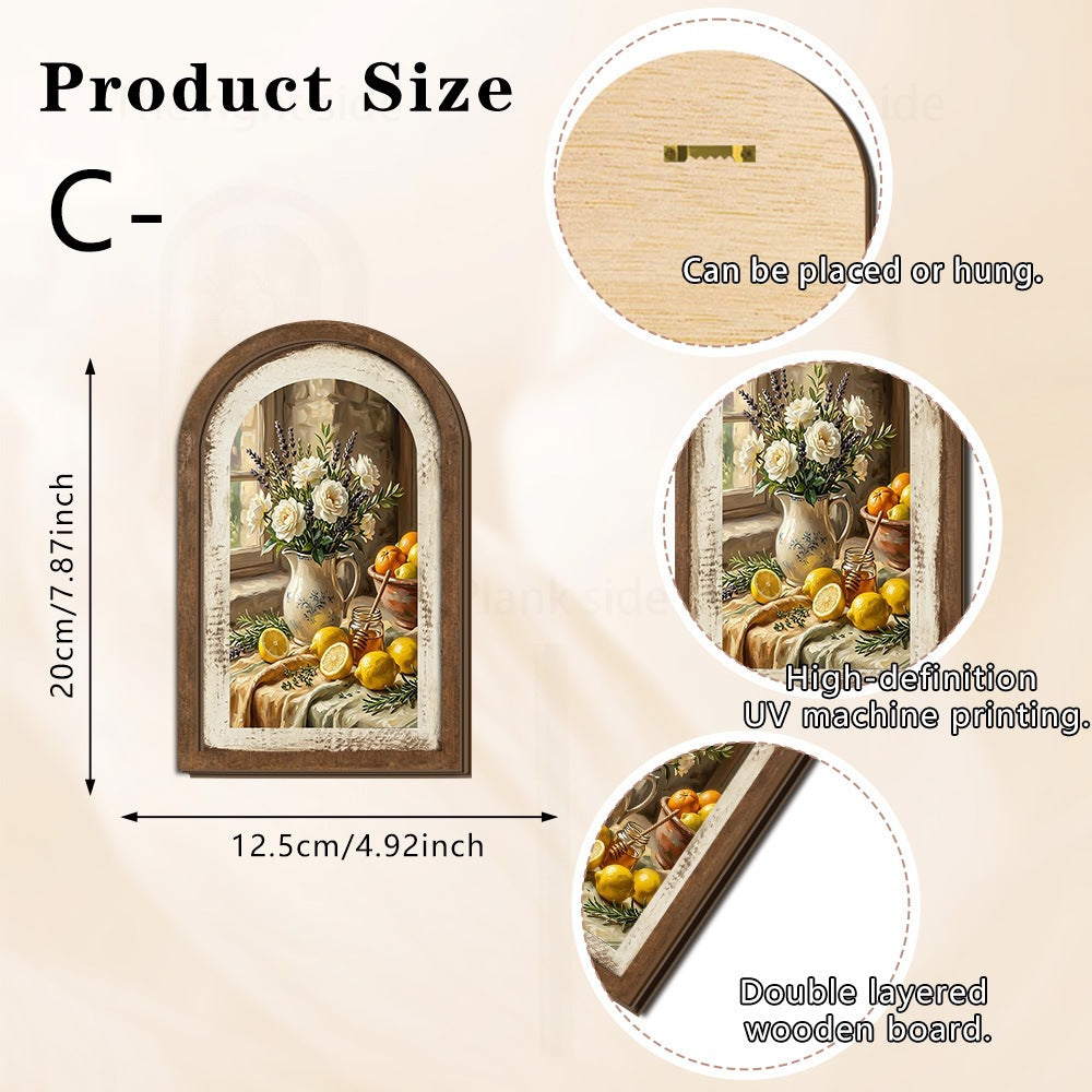 Wall decoration with lemon pattern Kalsten