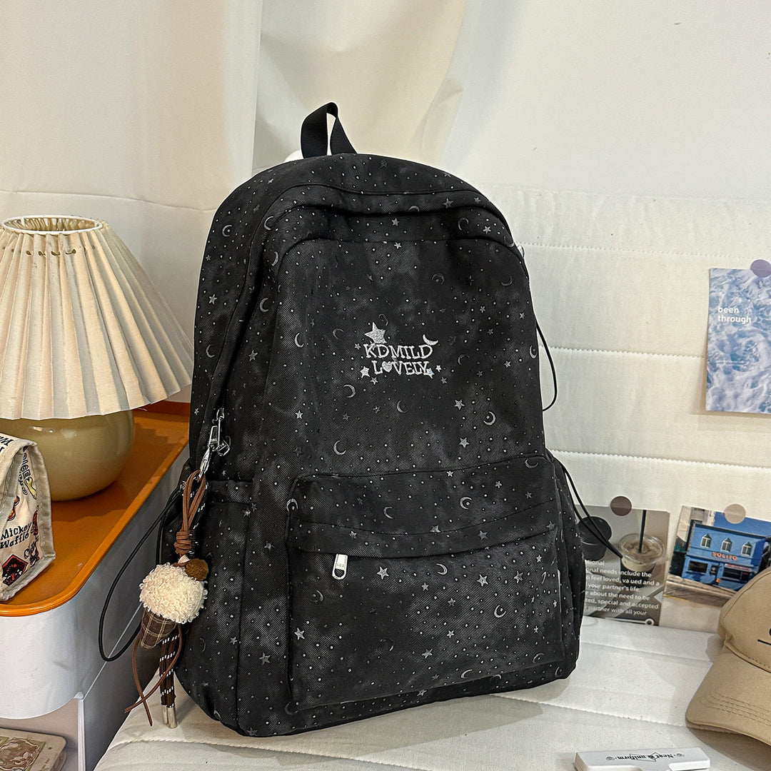 Stylish Starry-Print Backpack Kalsten
