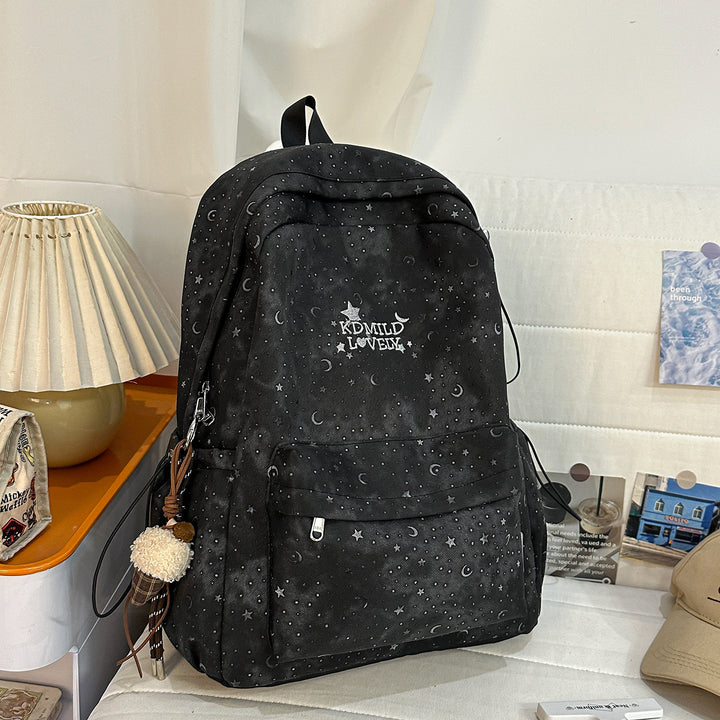 Stylish Starry-Print Backpack Kalsten