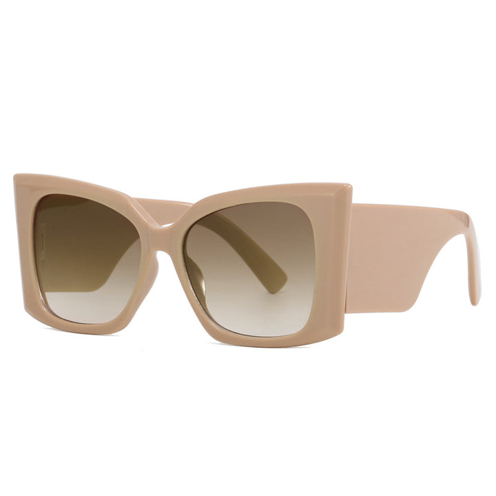 Women fashionable oversized sunglasses with geometric frame Kalsten