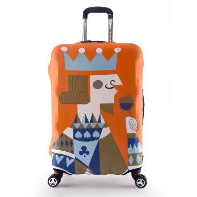 Tropical Leaf Print Hard Shell Luggage Kalsten