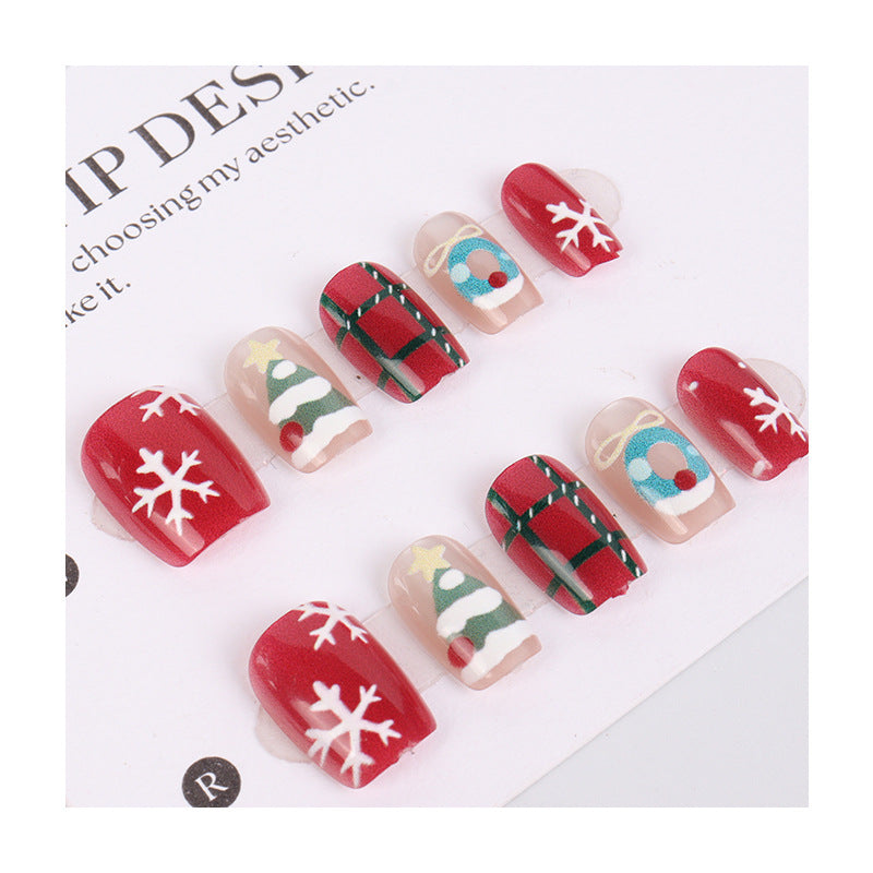 Holiday-Themed Press-On Nail Art Set Kalsten 1790727121