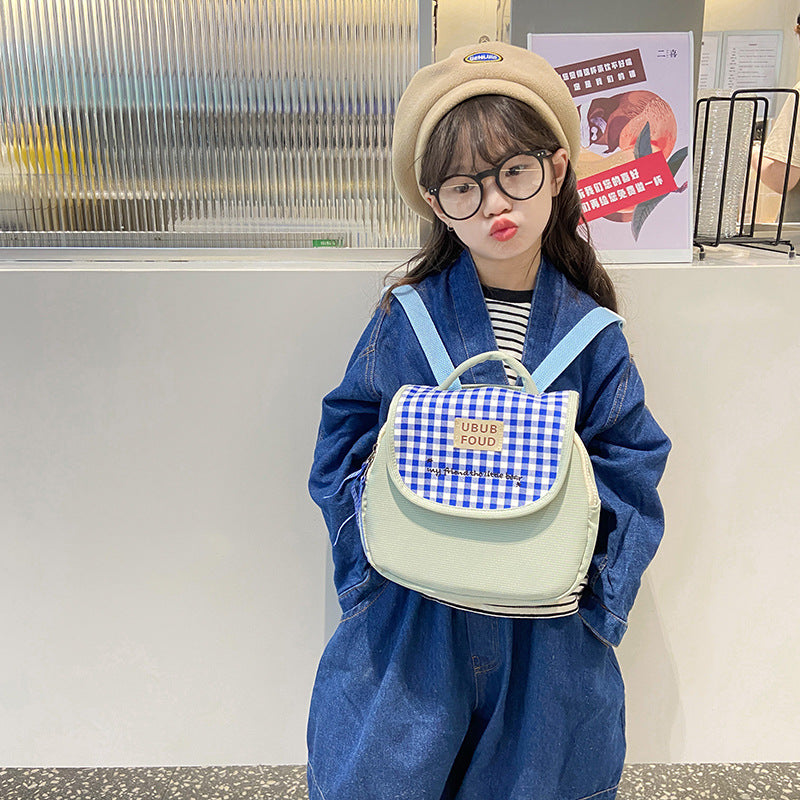 Cute Gingham Pattern Insulated Lunch Bag Kalsten
