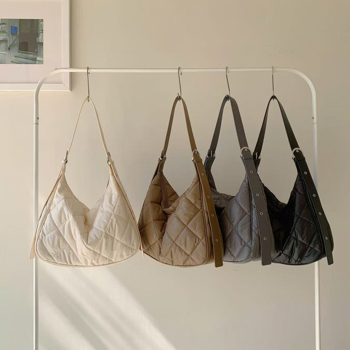 Quilted Padded Shoulder Bag