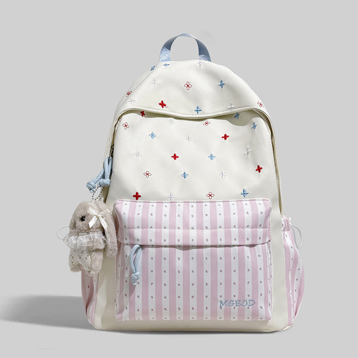 Decorative Floral Embroidered Backpack Kalsten